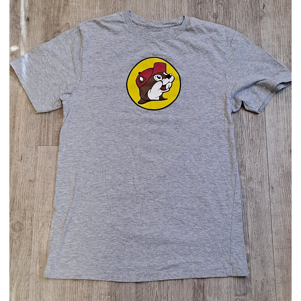 Small Grey Buc-ees Hodwy T Shirt‎